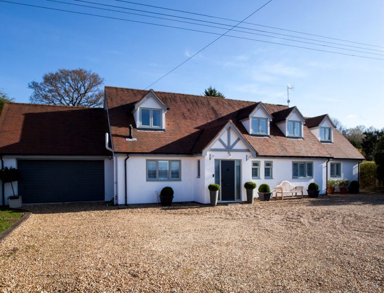 large home with casement windows