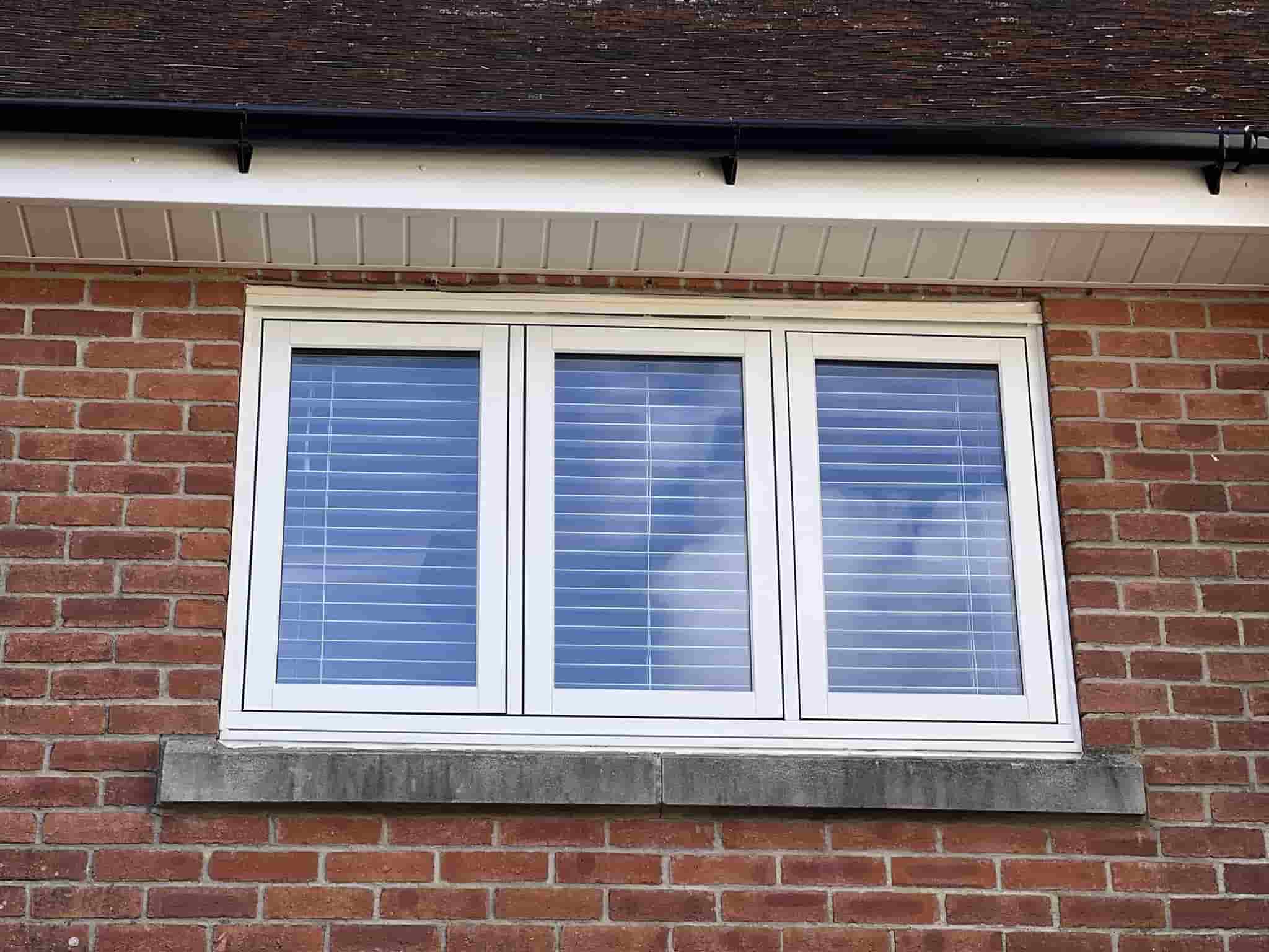 cream mechanical flush sash windows